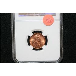 1948 Wheat Back penny, NGC graded MS65 RD