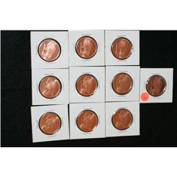 2011 Buffalo Copper Round, .999 fine 1/4 oz., lot of 10