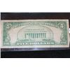 Image 2 : 1928-A US Federal Reserve Note $5, Chicago Illinois Reserve, #G19890086A