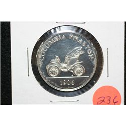 1906 Columbia Phaeton collectible car round, 5 gram .925