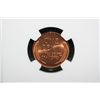 Image 2 : 1948 Wheat Back penny, NGC graded MS65 RD