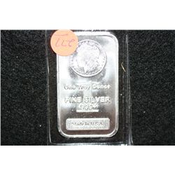 Silver Ingot, .999 fine 1 oz.