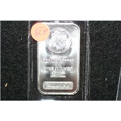 Silver Ingot, .999 fine 1 oz.