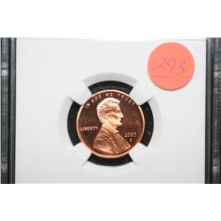 2003-S Lincoln penny, NGC graded PF69 RD Ultra Cameo