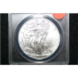 2011 Silver Eagle 25th Anniversary Initial Release $1, ANACS graded MS70