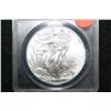 Image 1 : 2011 Silver Eagle 25th Anniversary Initial Release $1, ANACS graded MS70