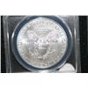 Image 2 : 2011 Silver Eagle 25th Anniversary Initial Release $1, ANACS graded MS70
