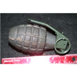 WWII hand grenade, disarmed