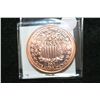 Image 2 : 2011 Statue of Liberty Copper Round, .999 fine 1 oz.