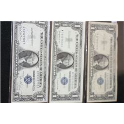 1957-B US Silver Certificate $1, Blue Seal, #X12485506A, 1957-B US Silver Certificate $1, Blue Seal,