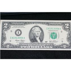 2003 US Federal Reserve Note $2, UNC