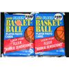 Image 2 : 1991 FLEER Basketball Player Photo Cards, lot of 53, unopened, lot of 2