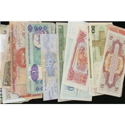 Foreign Bank Note, various dates, conditions & denominations, lot of 15