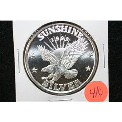 1992 Sunshine Silver Mining, .999 fine 1 oz.