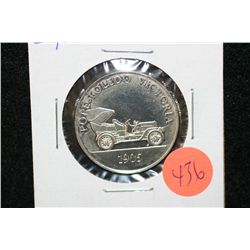 1905 Pope-Toledo Victoria collectible car round, 5 gram .925