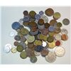 Image 1 : Foreign coin lot, 5 pounds assorted coins, approx 500 coins