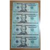 Image 1 : Uncut sheet of 4 2004A $20 FRN  STAR NOTES  RARE