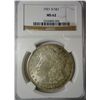 Image 1 : 1921D  Morgan $ NGC62