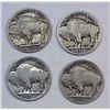 Image 2 : 4 strong date semi-key  Buffalo nickels GS bid = $74