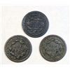 Image 2 : 1838 & 1842  F/VF - 1848 VF large pennys