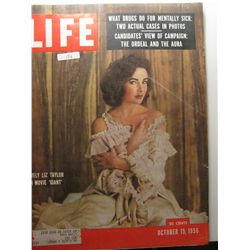 October 1956 Vintage Life Magazine; Liz Taylor in Movie Giant