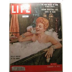 February 1955 Life Magazine; Shelly Winters