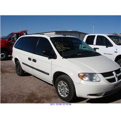 2005 - DODGE CARAVAN