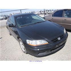2001 - HONDA ACCORD