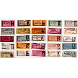 AZ - c1920 - Military Trade Coupon Tickets