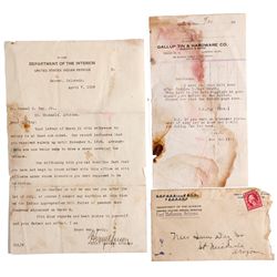 AZ - 1919 - United States Indian Services Notes and Letters