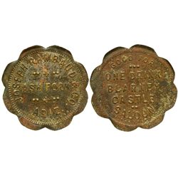 AZ - Ash Fork,Yavapai County - Blarney Castle Saloon Token