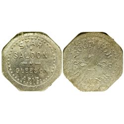 AZ - Gleeson,Cochise County - c1905 - Star Saloon Token