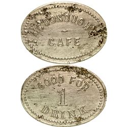 AZ - Globe,Gila County - c1930-1958 - McDonough's Café Token