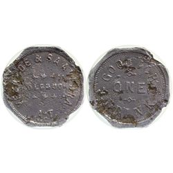 AZ - Holbrook,Navajo County - c1906 - Velarde & Saavedra Token