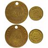 Image 1 : AZ - Yavapai County,Prescott & Shattuck Tokens