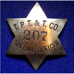 CA - c1920 - Pacific Telephone and Telegraph Co. Special Officer Badge.