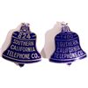 Image 1 : CA - c1920 - Southern California Telephone Co. Badges