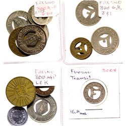 CA - Fresno (City/County),Fresno County California Transportation Tokens