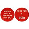 CA - Lodi,San Joaquin County - Horton's Token