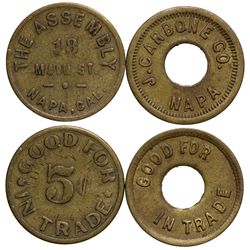 CA - Napa,Napa Tokens