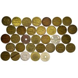 CA - San Francisco County,c1900 - Moise and Patrick & Co Token Collection