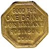 Image 1 : CO - Robinson,c1885 - Joe Bryant Token