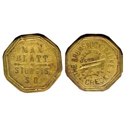 Dakota South - Sturgis,Meade County - c1884 - Max Blatt Token