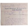 Image 1 : MT - Fort MacGinnis,Fergus County - 1882 - Broadwater, McNamara & Co. Billhead
