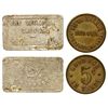 NV - Goldfield,Esmeralda County - 5th Avenue Saloon and Buckhorn Saloon Tokens