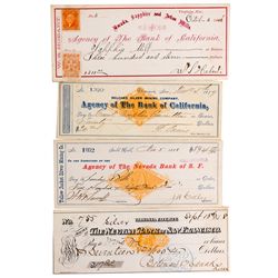 NV - Virginia City,Storey County - 1879-1890 - Comstock Bank Checks