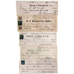 NV - Virginia City,Storey County - 1864 - Nevada Territory Bank Check Collection