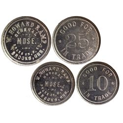 OR - Brooks,Marion County - c1915 - W. Howard Ramp General Store Tokens