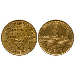 1930 - U.S.S. Louisville Token