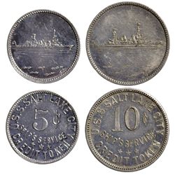 U.S.S. Salt Lake City Tokens